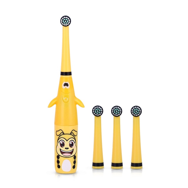 New 3D Cartoon Pattern Children Electric Toothbrush - azdentz