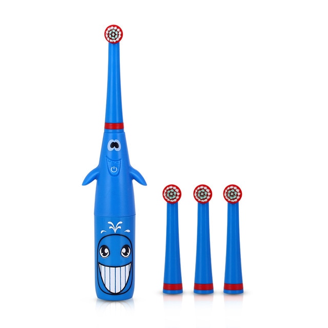 New 3D Cartoon Pattern Children Electric Toothbrush - azdentz