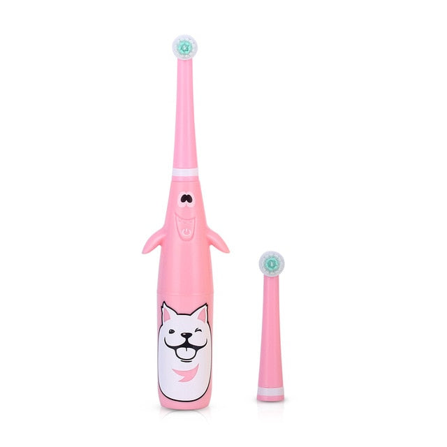 New 3D Cartoon Pattern Children Electric Toothbrush - azdentz