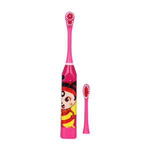 AZDENT Hot Double-sided Children Electric Toothbrush Cartoon Pattern Teeth Tooth Brush Heads For Kids with 2pcs Replacement Head - azdentz