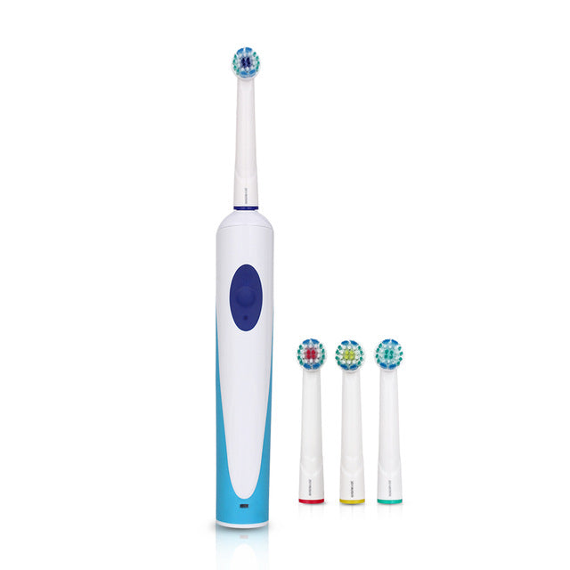 AZDENT New Rotating Electric Toothbrush Rechargeable Charging with 4pcs Heads Rotary - azdentz