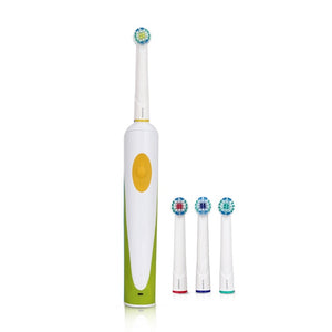 AZDENT New Rotating Electric Toothbrush Rechargeable Charging with 4pcs Heads Rotary - azdentz