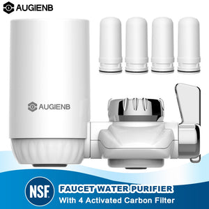 Kitchen Tap Faucet Water Filter Purifier - Activated Carbon Washable Ceramic Percolator - azdentz