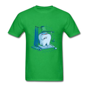 t shirt Men Dental Hygiene Tooth Healthy  tshirt - azdentz