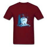 t shirt Men Dental Hygiene Tooth Healthy  tshirt - azdentz