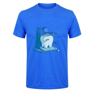 t shirt Men Dental Hygiene Tooth Healthy  tshirt - azdentz