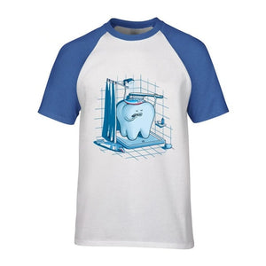 t shirt Men Dental Hygiene Tooth Healthy  tshirt - azdentz