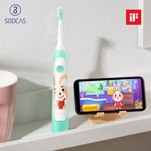 C1 Cute Waterproof Sonic ElectricToothbrush For Kids - azdentz